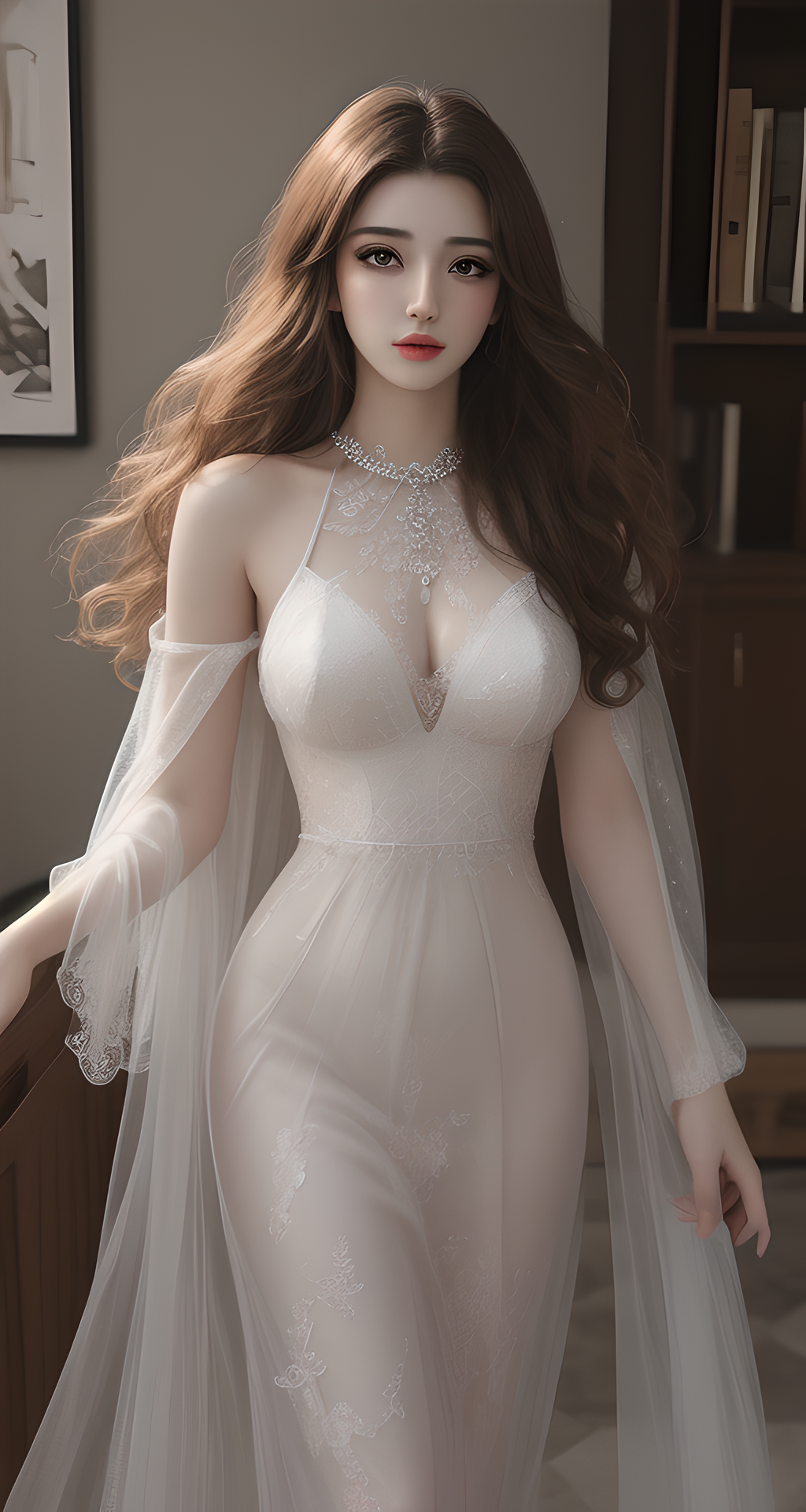 best quality,medium_breast,depth of field,medium_breasts,{{extremely_detailed_eyes_and_face}},best quality,highly detailed,masterpiece,ultra-detailed,illustration,stand,evening dress